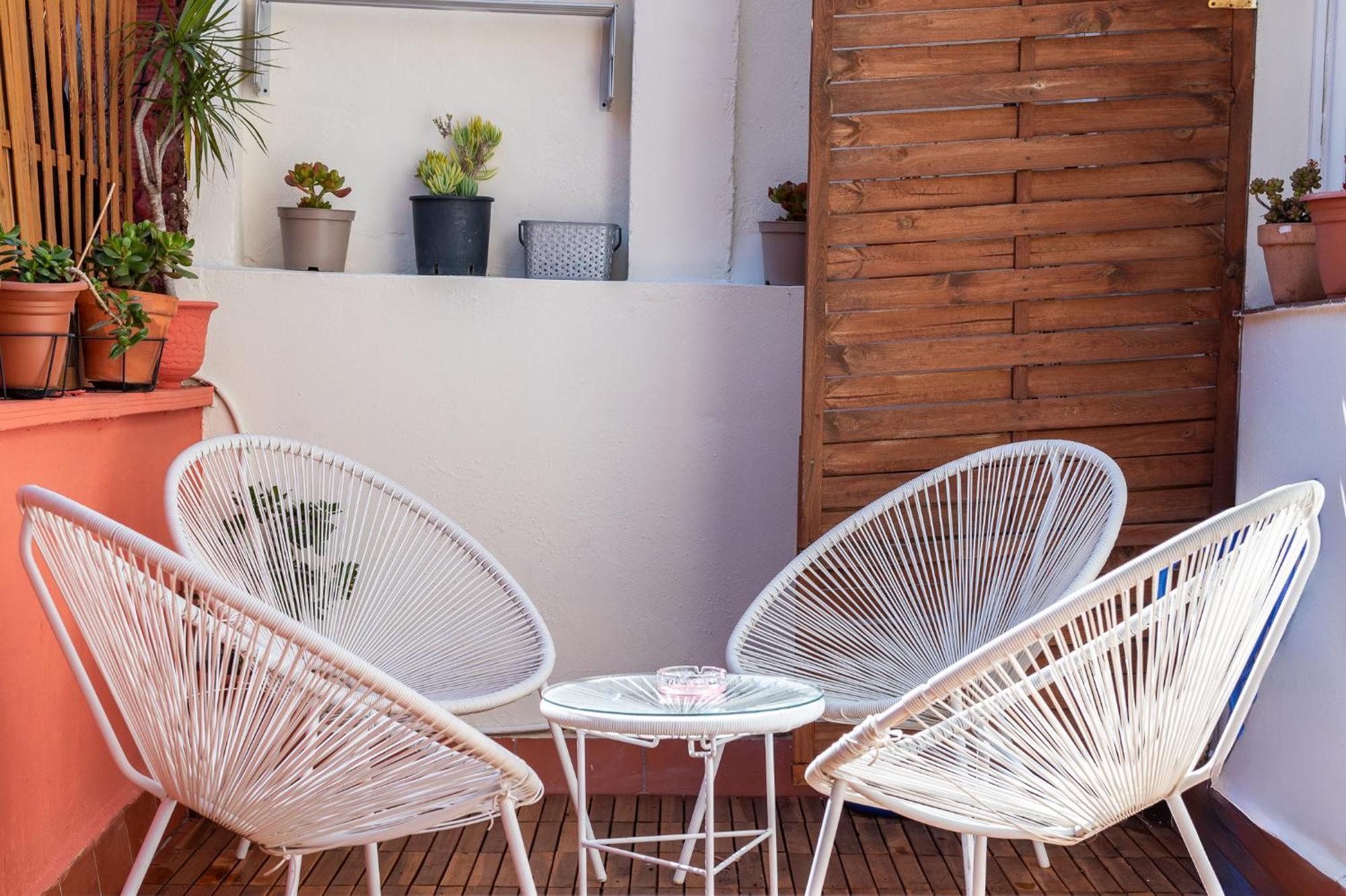 Spacious & Sunny Apt With Terrace In The City Center Barcelona Exterior foto