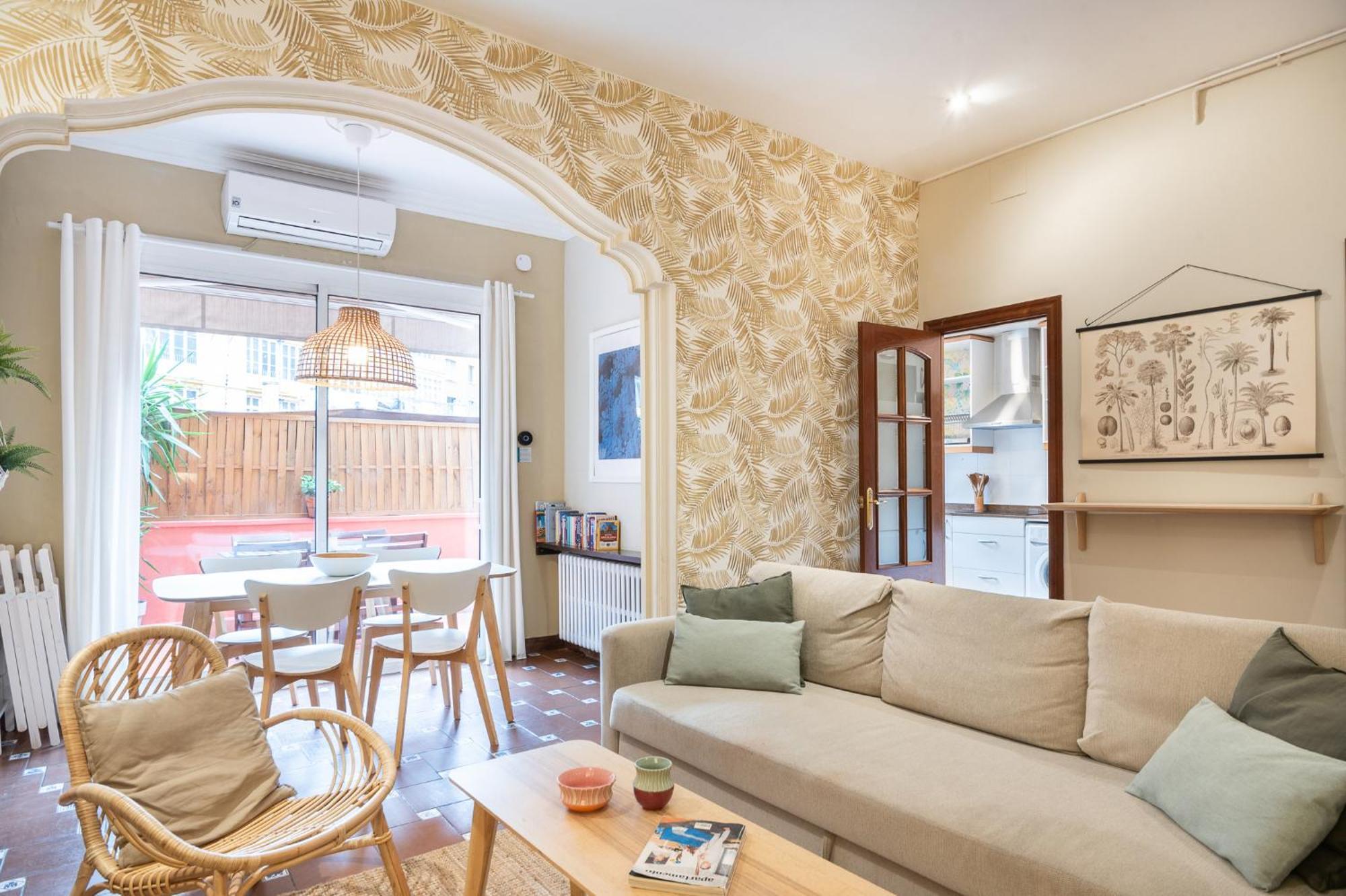 Spacious & Sunny Apt With Terrace In The City Center Barcelona Exterior foto